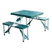 Outsunny Folding Camping Table And Chair Set 01-0402 Steel, Aluminum