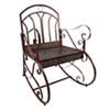 Outsunny Rocking Chair 84B-080 Metal Bronze Red