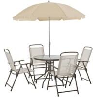 Outsunny Garden Coffee Set 01-0708 Beige, Coffee