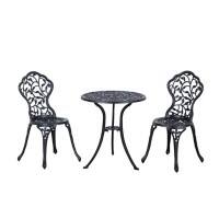 Outsunny Garden Sofa Set 84B-028 Black