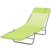 Outsunny Lounge Chair 01-0335 Textilene, Steel Green