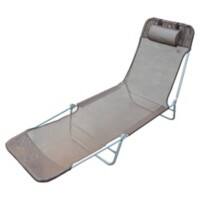 Outsunny Lounge Chair 01-0337 Textilene, Steel Brown