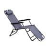 Outsunny Lounger 84B-043GY Metal, Oxford Grey