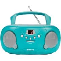 Groov-e Portable Cd Radio Boombox GVPS733/BE Teal
