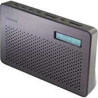 Goodmans Canvas, Portable DAB Digital & FM RDS Radio, Battery Operated - Slate