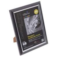 SECO A4 Deluxe Smoke Certificate Frame with Perspex Safety Glass Grey