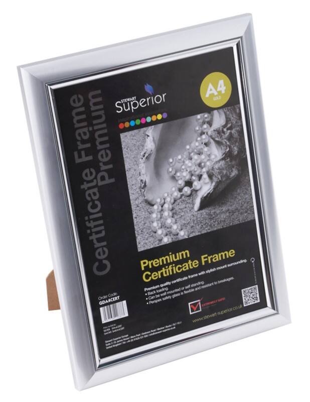 Seco A4 Picture Frame SVA4CERT 26 (W) x 26 (D) x 2.2 (H) cm SVA4CERT