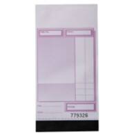 NCR Catering Pads 8.3 x 16.5 cm Pink Pack of 25