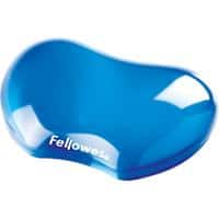 Fellowes Wrist Rest Crystal Gel Flex Blue