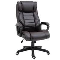 Vinsetto Massage Chair Seat Height Adjustable Brown 120 kg 640 x 740 x 1,200 mm