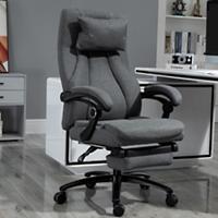 Vinsetto Massage Chair Ergonomic Grey 115 kg