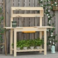 Outsunny Garden Table Garden  Wood, Plastic 1000 x 400 x 1400 mm