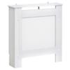 Outsunny Radiator Cover White MDF 190 x 780 x 820 mm