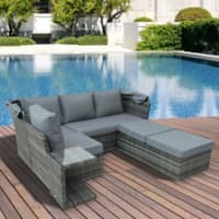 Outsunny Sofa Grey 850 x 218 mm