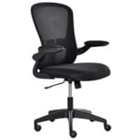 Vinsetto Mesh Home Office Chair Swivel Task Computer Chair with  Lumbar Support, Arm, Black
