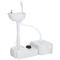 Outsunny Camping Portable Hand Wash Sink Basin and Drainage