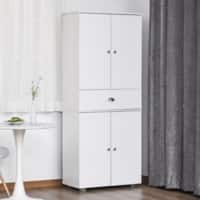 Homcom Modern Kitchen Cupboard with Drawer and Shelves