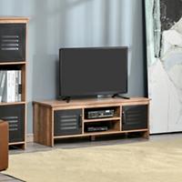 Homcom TV Stand Media Unit Cabinet with Open Drawers