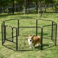 PawHut Heavy Duty Pet Playpen 80 x 80 cm