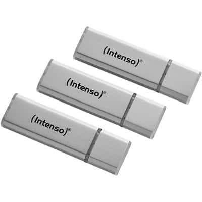 Intenso USB Stick Silver 16GB Triple Pack