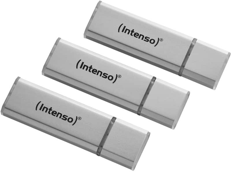 Intenso USB Stick Silver USB 2.0 32GB Triple Pack