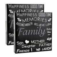 ARPAN Photo Album CL-6828-X2 Black Pack of 2