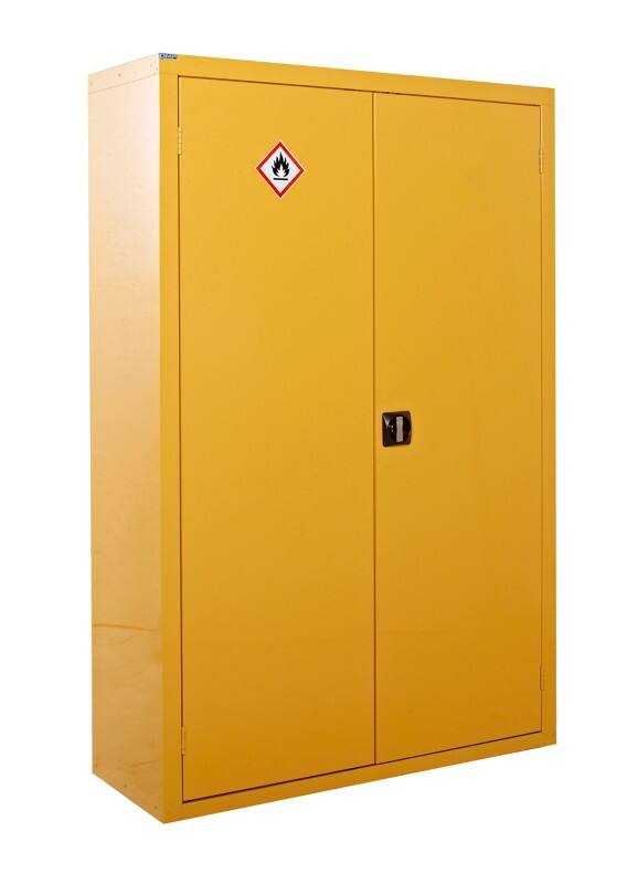 GPC Cupboard 3 Shelves 1,200 x 460 x 1,800 mm Yellow