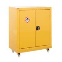 GPC Cupboard 1 Shelf 900 x 460 x 1,040 mm Yellow