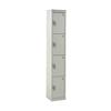 GPC Express Locker 4 Tier Grey Body Grey Doors 1800 x 300 x 300 mm