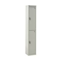 GPC Express Locker 2 Doors 1 nest Key lock 300 x 450 x 1,800 mm Grey