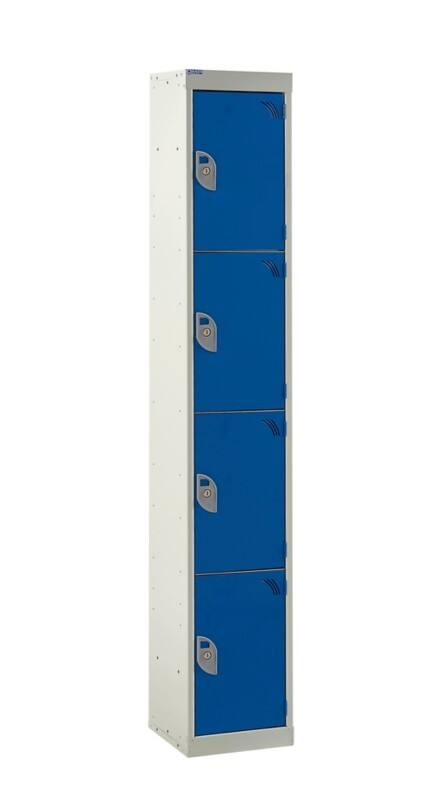 GPC Express Locker 4 Doors 1 nest Key lock 300 x 450 x 1,800 mm Grey