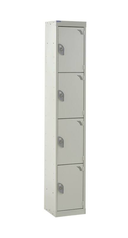 GPC Express Locker 4 Doors 1 nest Key lock 300 x 450 x 1,800 mm Grey