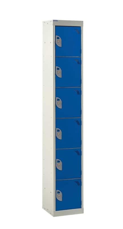 GPC Express Locker 6 Doors 1 nest Key lock 300 x 450 x 1,800 mm Grey