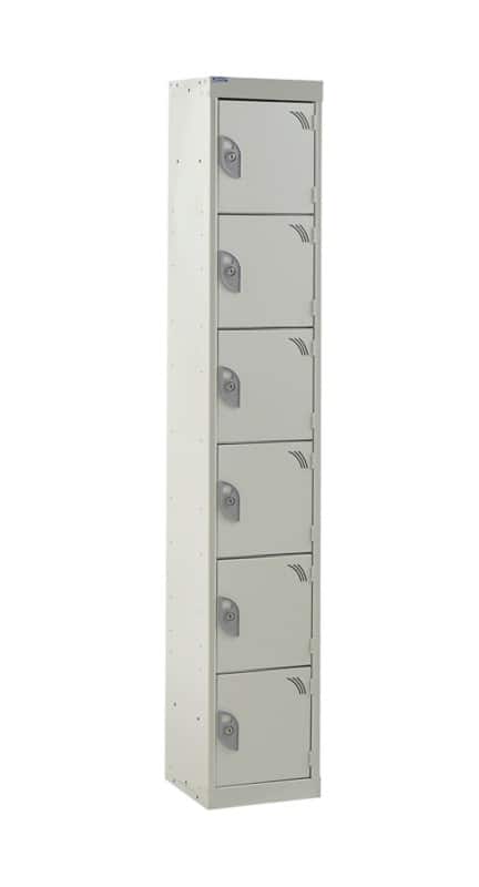 GPC Express Locker 6 Doors 1 nest Key lock 300 x 450 x 1,800 mm Grey