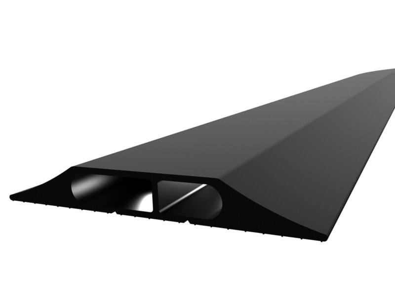 GPC Double Channel Cable Protector 3000 x 108 x 14 mm Black