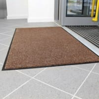 GPC Machine Washable Mat 600 x 850 mm Black, Brown