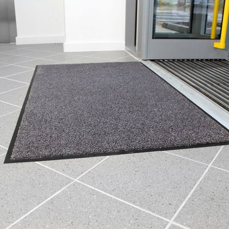 GPC Machine Washable Mat 600 x 850 mm Blue, Grey