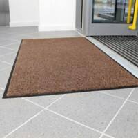 GPC Machine Washable Mat 850 x 1200 mm Black, Brown