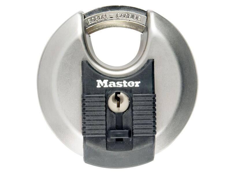 MASTER LOCK Discus Padlock Keys M40EURD 7 cm Black, Silver 1 x Discus Padlock