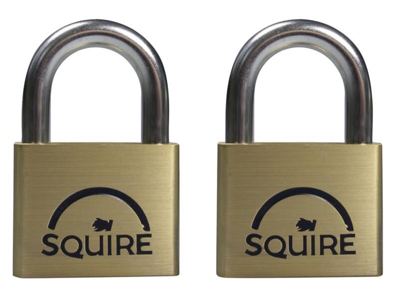 Squire Padlock Keys LN4T 4 cm Gold 2 x Padlock