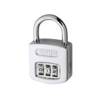 ABUS Padlock Combination 160/50 Polished Chrome Silver 1 x Combination Padlock