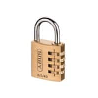 ABUS Padlock Combination 160/40 4 x 8.1 cm Gold 1 x Combination Padlock