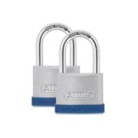 ABUS Padlock Keys 5.3 x 9 cm Silver 2 x Padlock