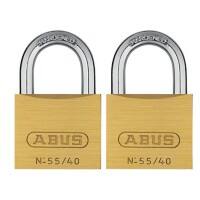 ABUS Padlock Keys 55/40mm 3.8 x 6 cm Gold 1 x Padlock