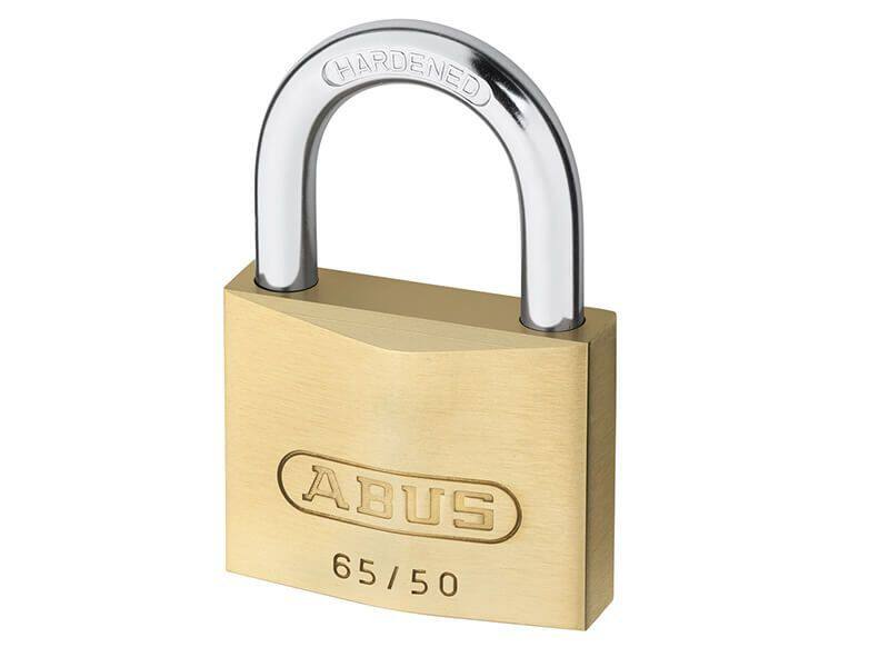 ABUS Padlock Keys 65/50mm 5 x 7.7 cm Gold 1 x Carded Padlock