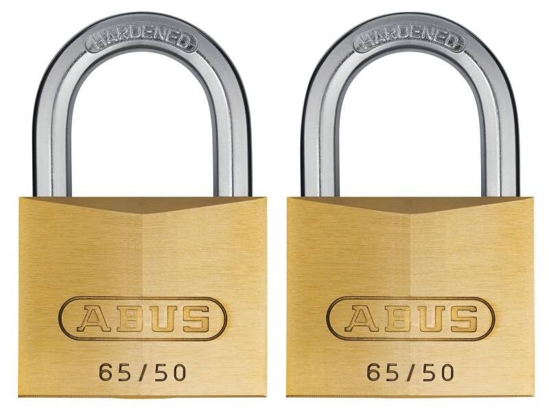 ABUS Padlock Keys 65/50mm Nano Protect Gold 1 x Carded Padlock