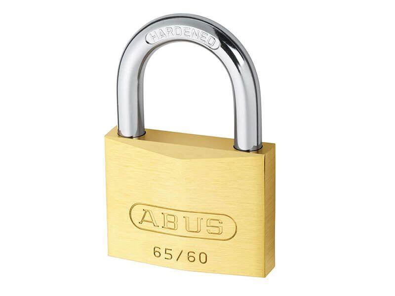 ABUS Padlock Keys 65/60mm 6 x 9.1 cm Gold 1 x Carded Padlock