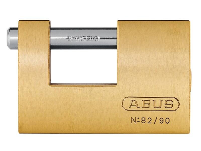 ABUS Padlock Keys 82/90 9 x 6 cm Gold 1 x Carded Padlock