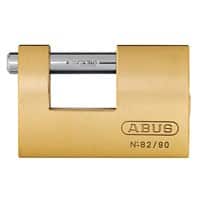 ABUS Padlock Keys 82/90 9 x 6 cm Gold 1 x Carded Padlock