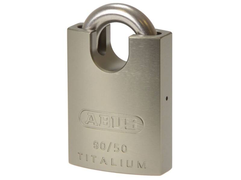 ABUS Padlock Keys 90RK/50mm 5 x 8.1 cm Silver 1 x Carded Padlock